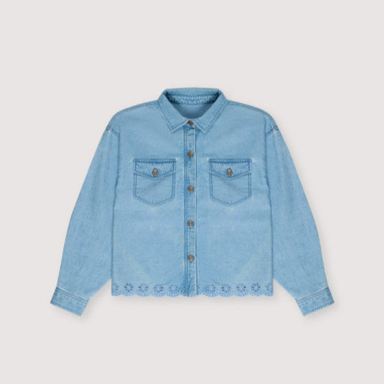 Niobe Jacket, Mid Blue Denim