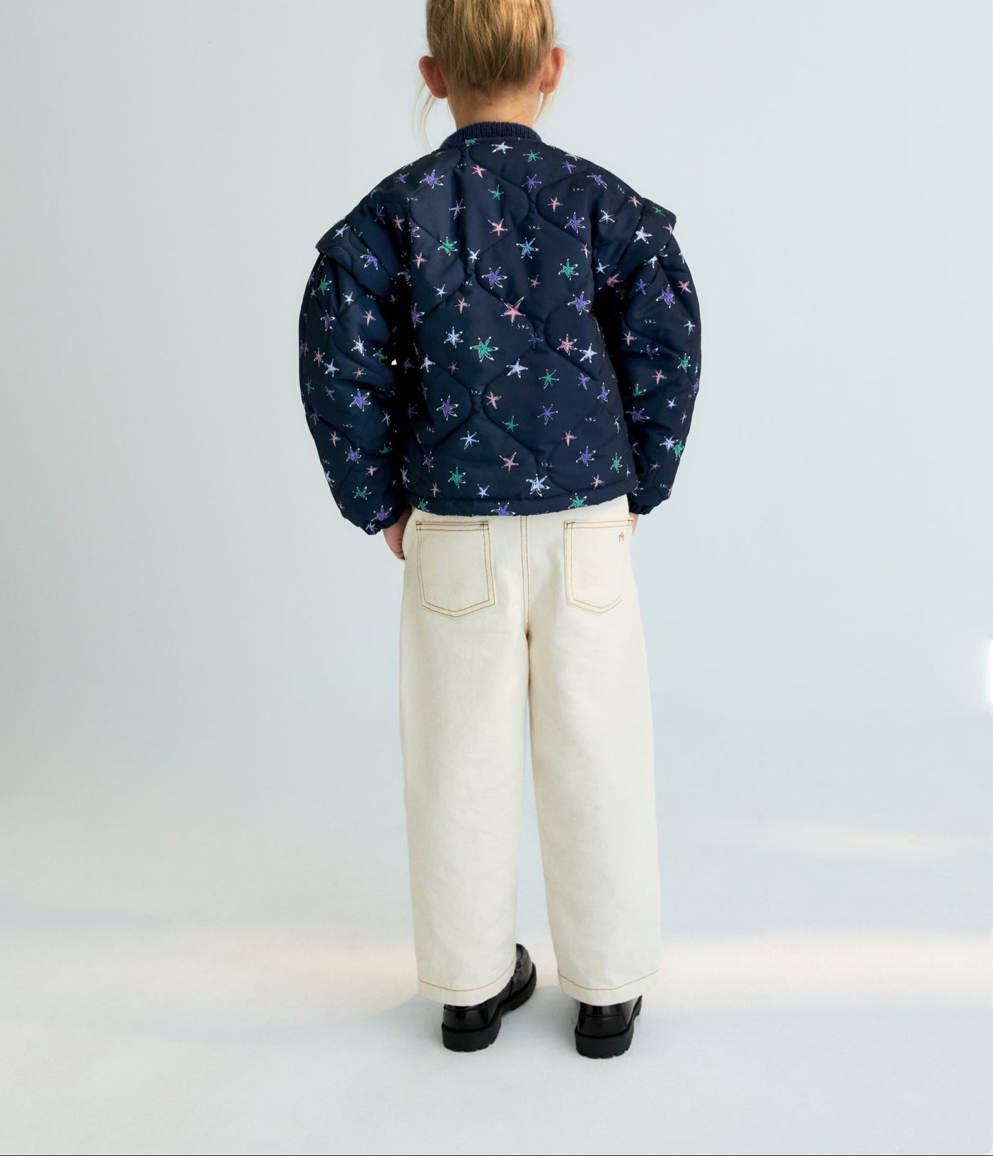 TNS Denim Baggy Pant, Ecru