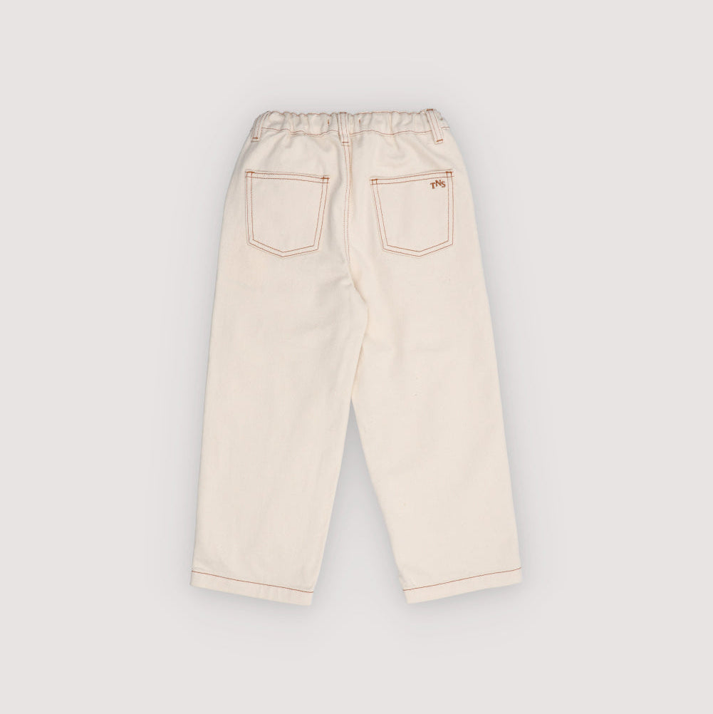 TNS Denim Baggy Pant, Ecru