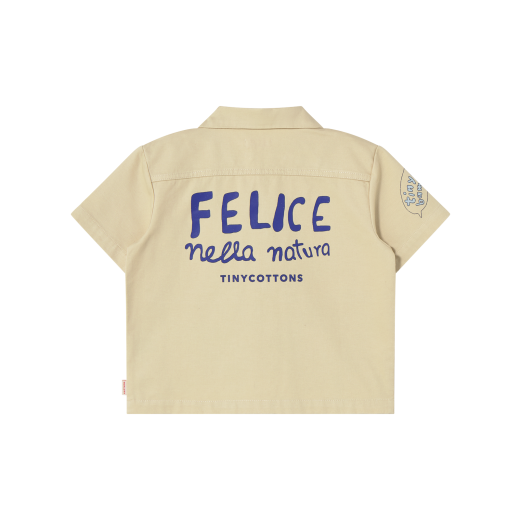 Artsy Tree Shirt, Vanilla