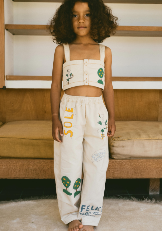 Artsy Tree Pant, Vanilla