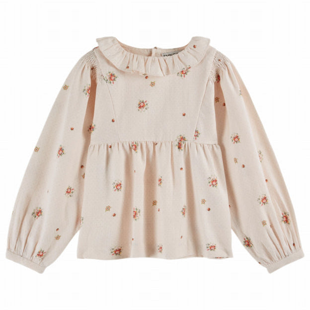 Pale Floral Blouse, Eglantine