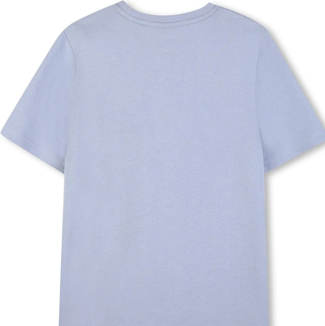 BOSS Short-Sleeved Cotton Jersey T-shirt, Medium Grey