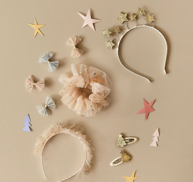 Sparkle Tulle Ruffle Scrunchie