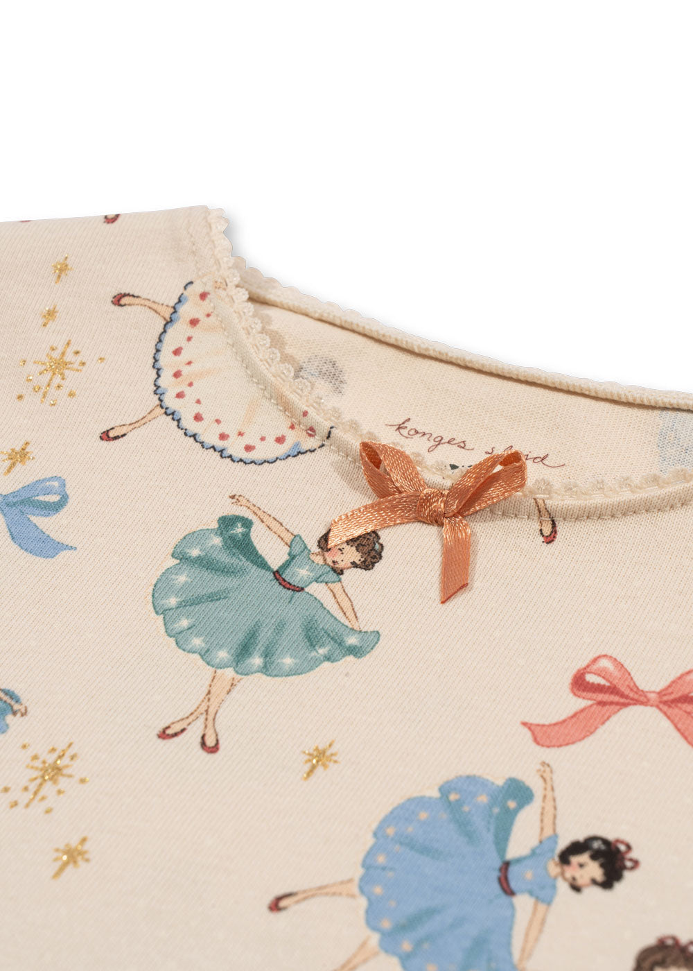 Drey LS Dress GOTS, Bow Ballerina
