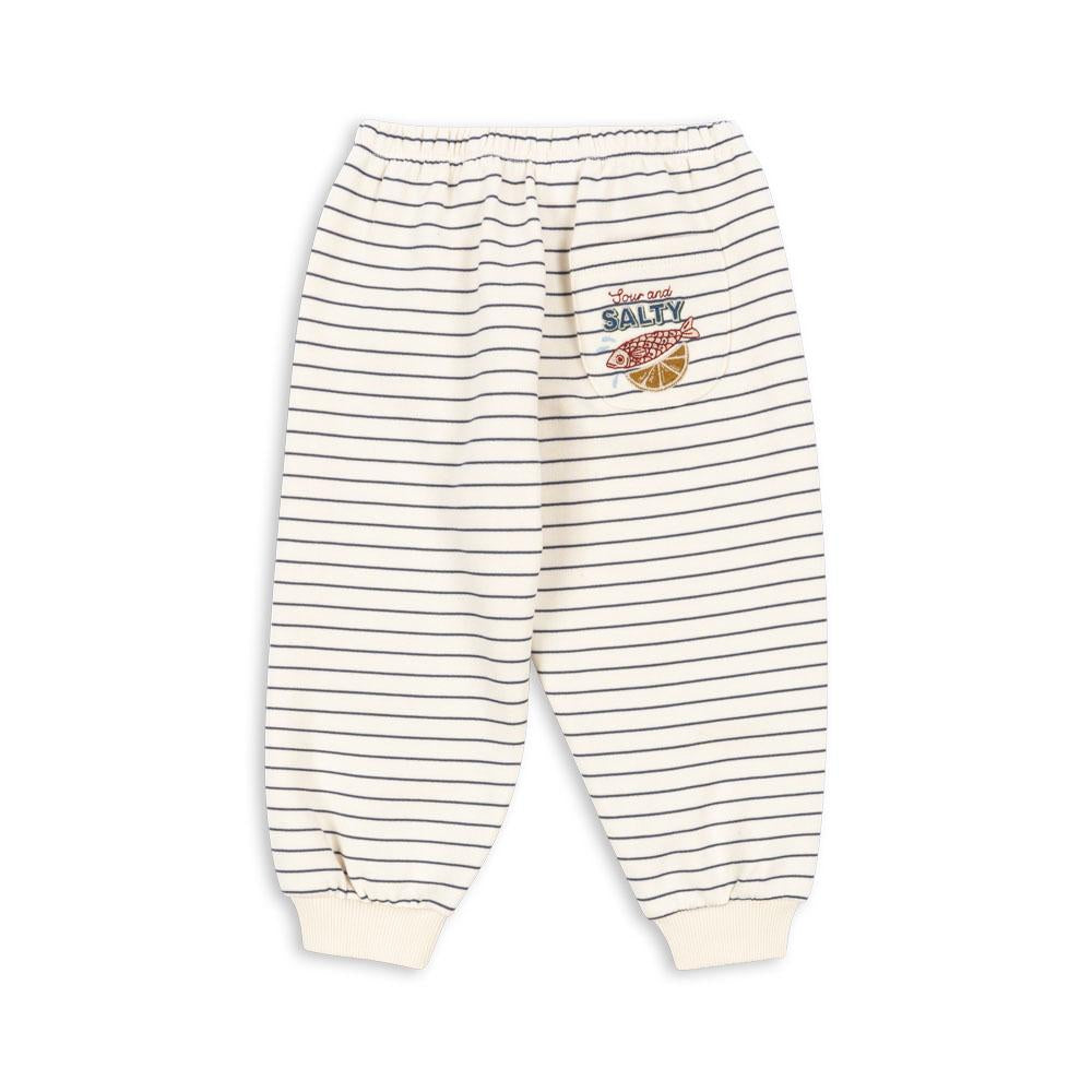 Amio Sweat Pants OCS, Captains Blue/Antique White