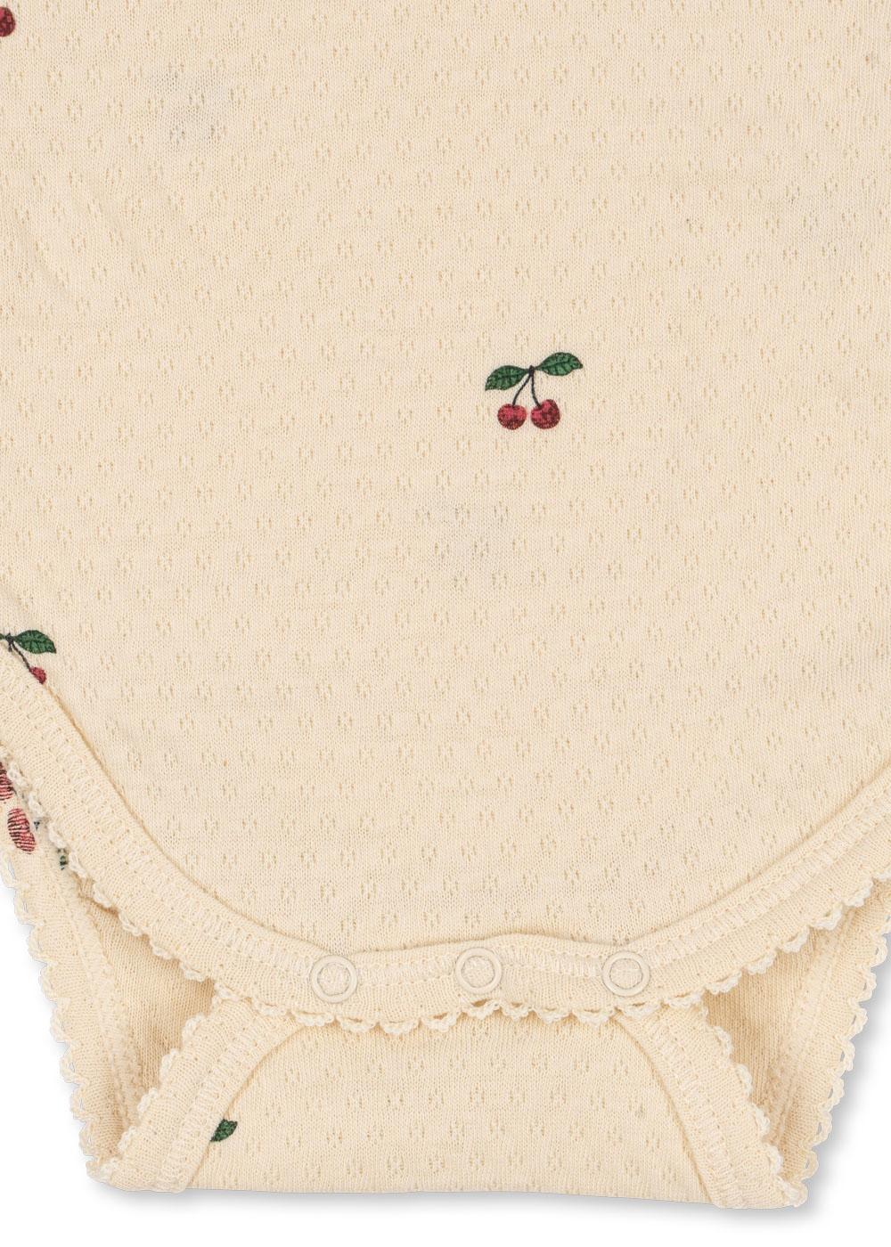 Sui Newborn Frill Body GOTS, Cherry