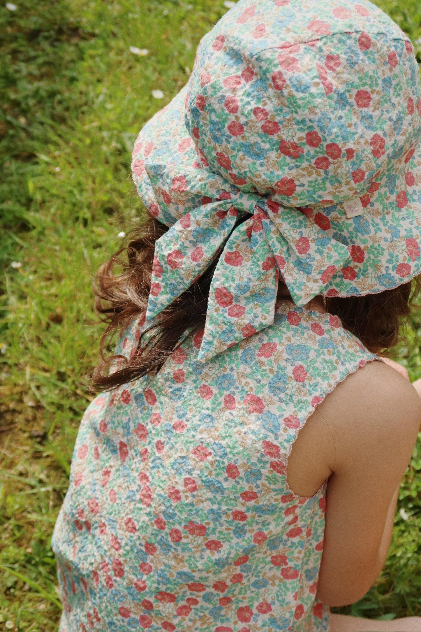 Elin Bow Sun Hat GOTS, Fiola