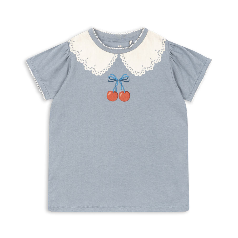 Famo Puff Tee GOTS, Tradewinds