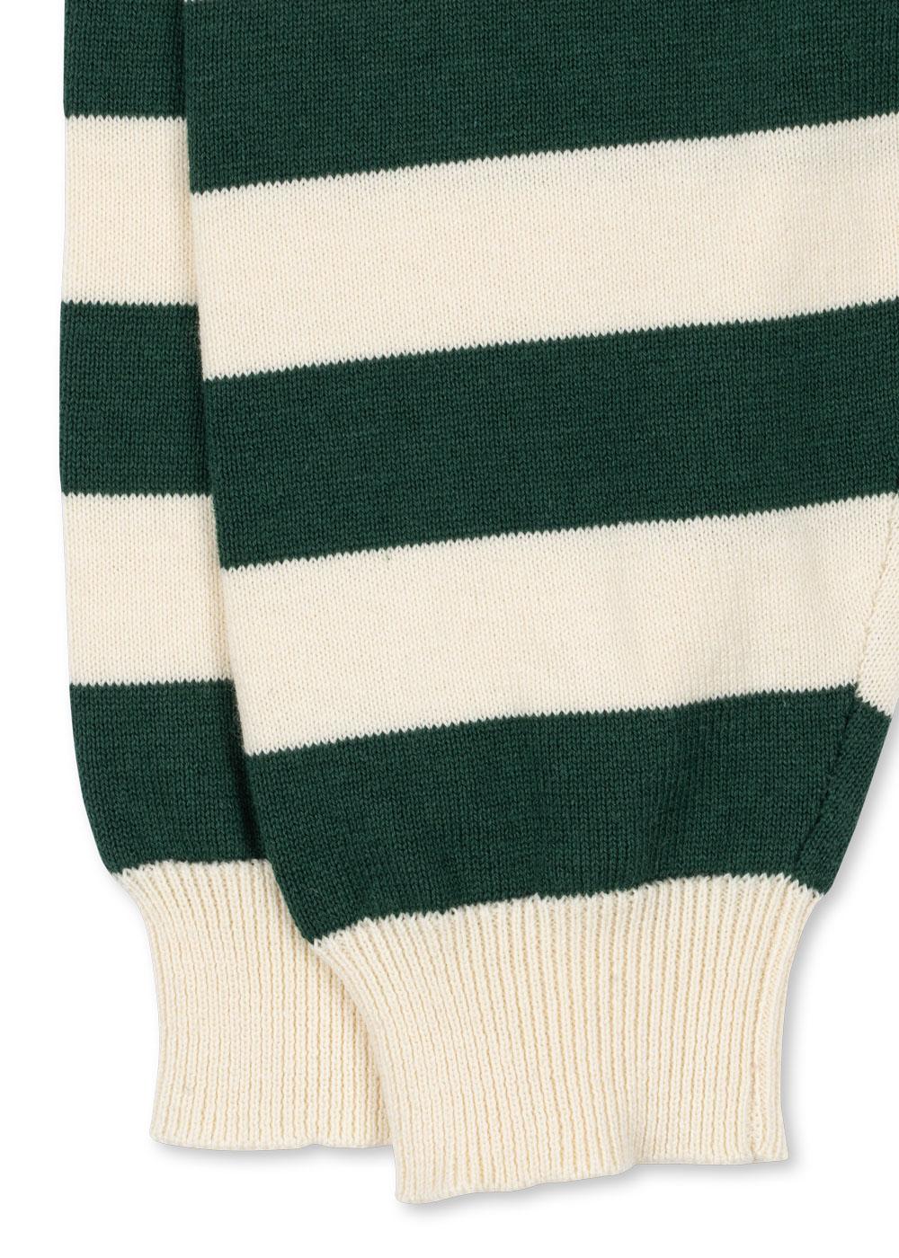 Manis Knit Pants GOTS, Pine Grove Stripe