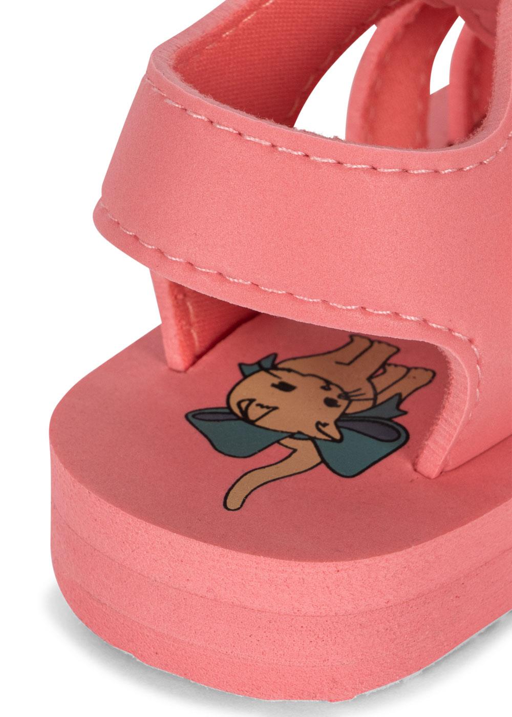 Sable Sandal, Flamingo Plume