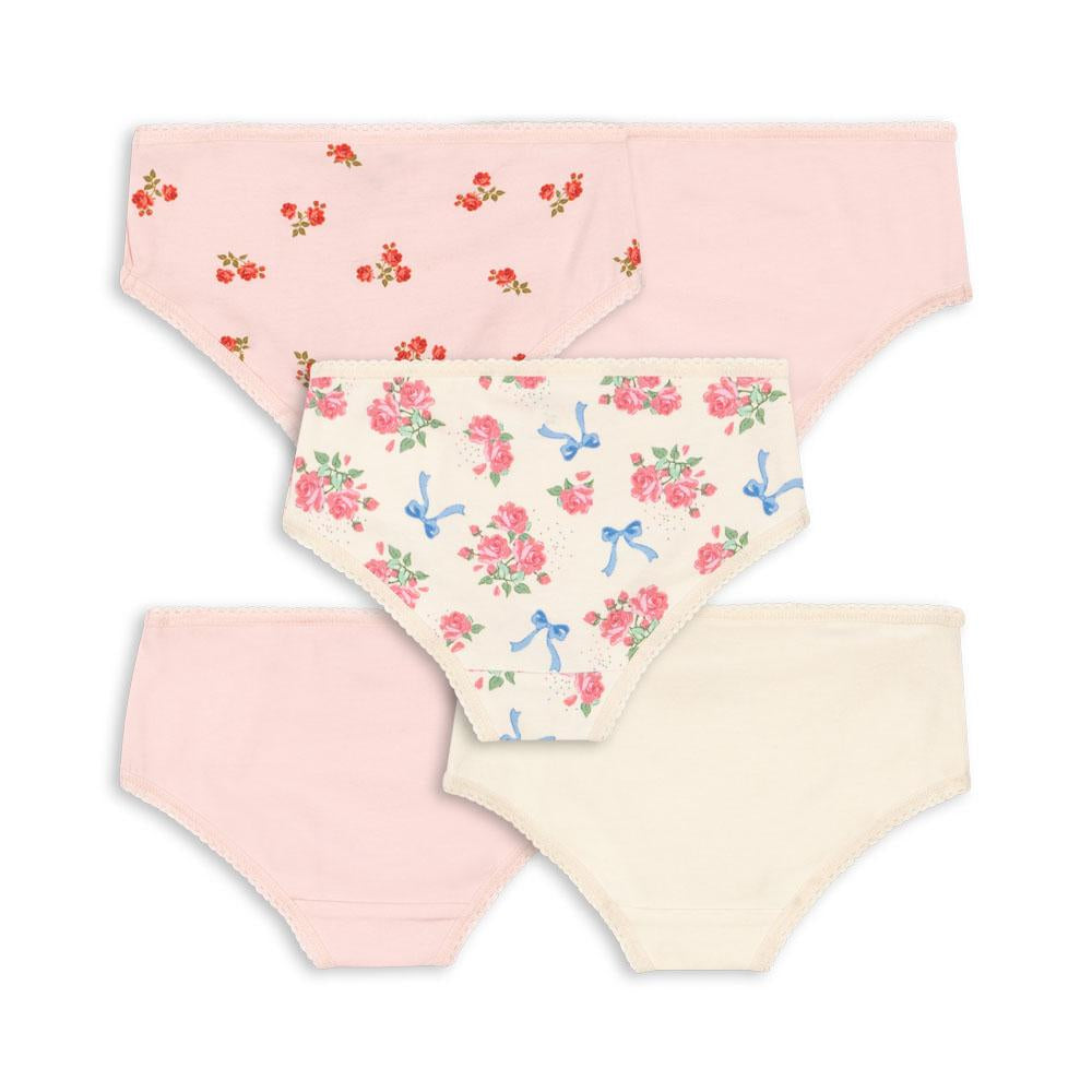 Basic 5 Pack Girl Underpants GOTS, Girl Mix Pack
