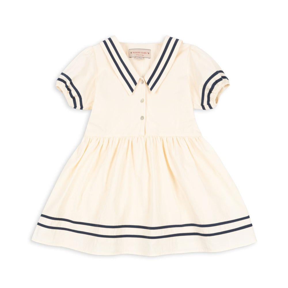 Allie Sailor Dress GOTS, Optic White