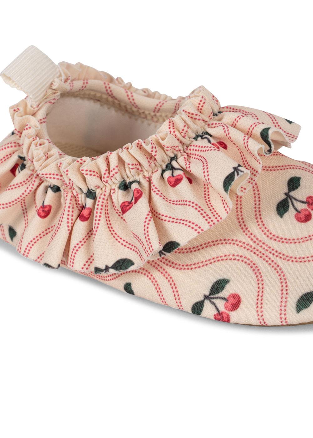 Merle Frill Swim Shoes GRS, Cherry Pink Motif