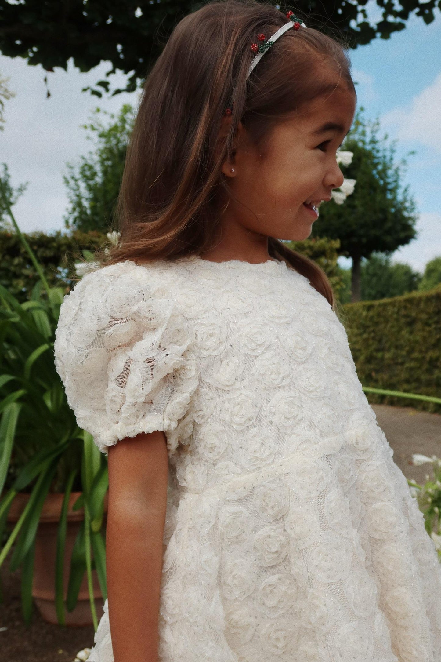 Ally Dress, Antique White