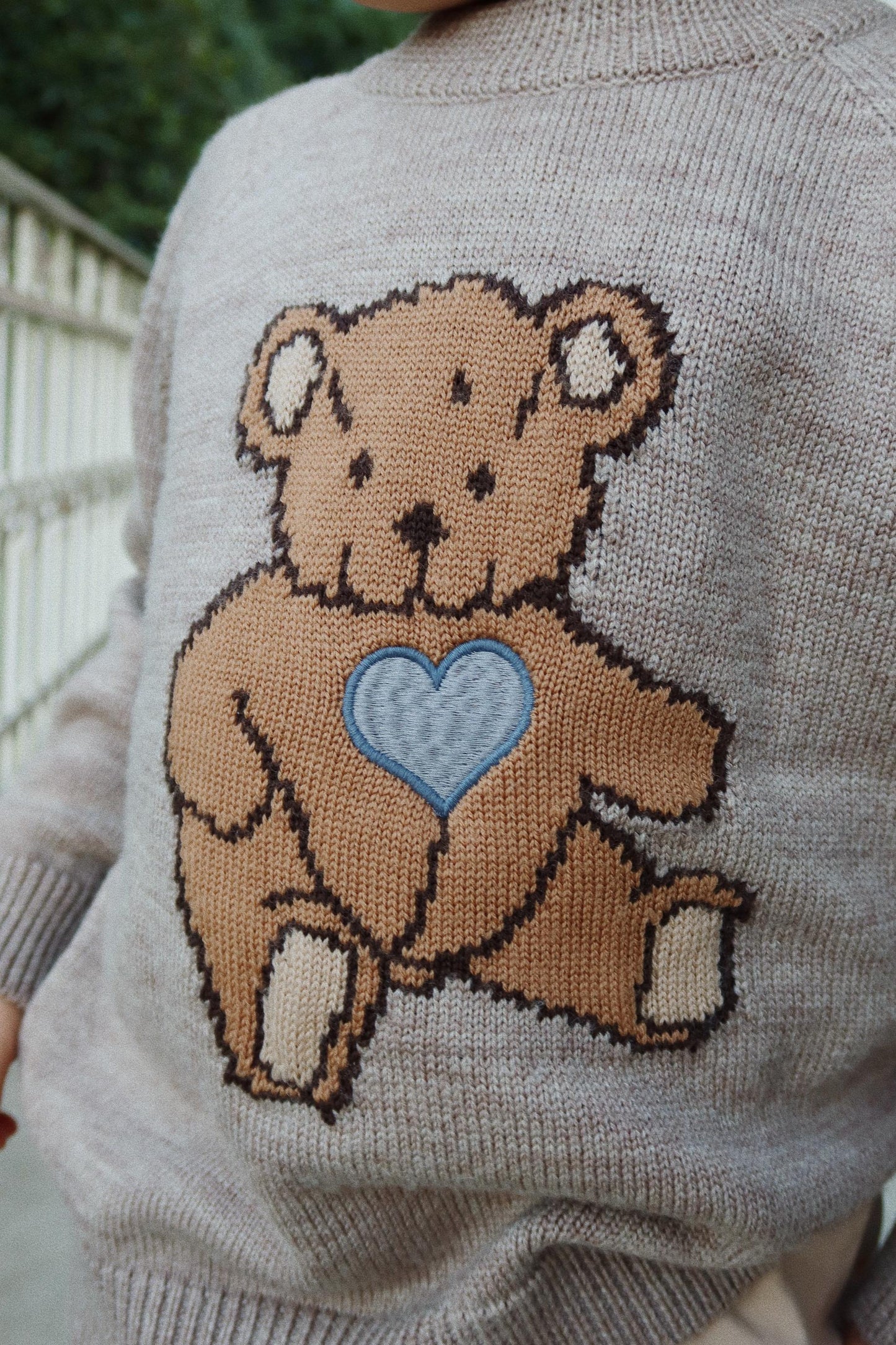 Billi Knit Blouse, Teddy Bear