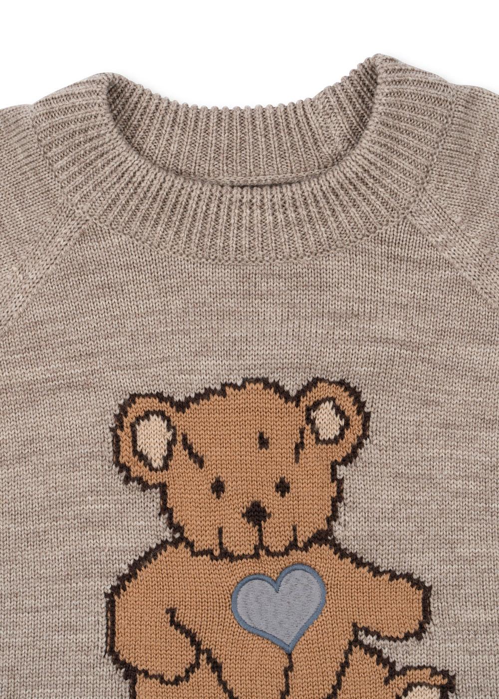 Billi Knit Blouse, Teddy Bear