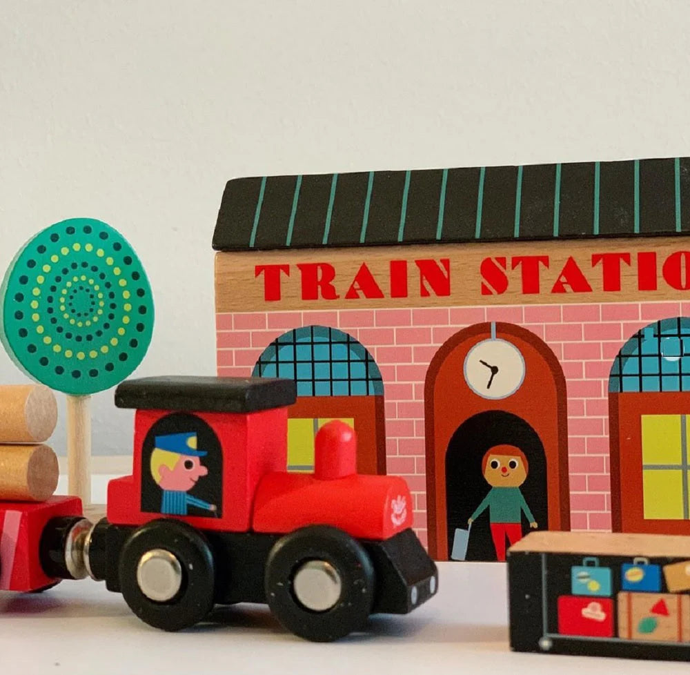 Vilac Grand Express Train Set with Track