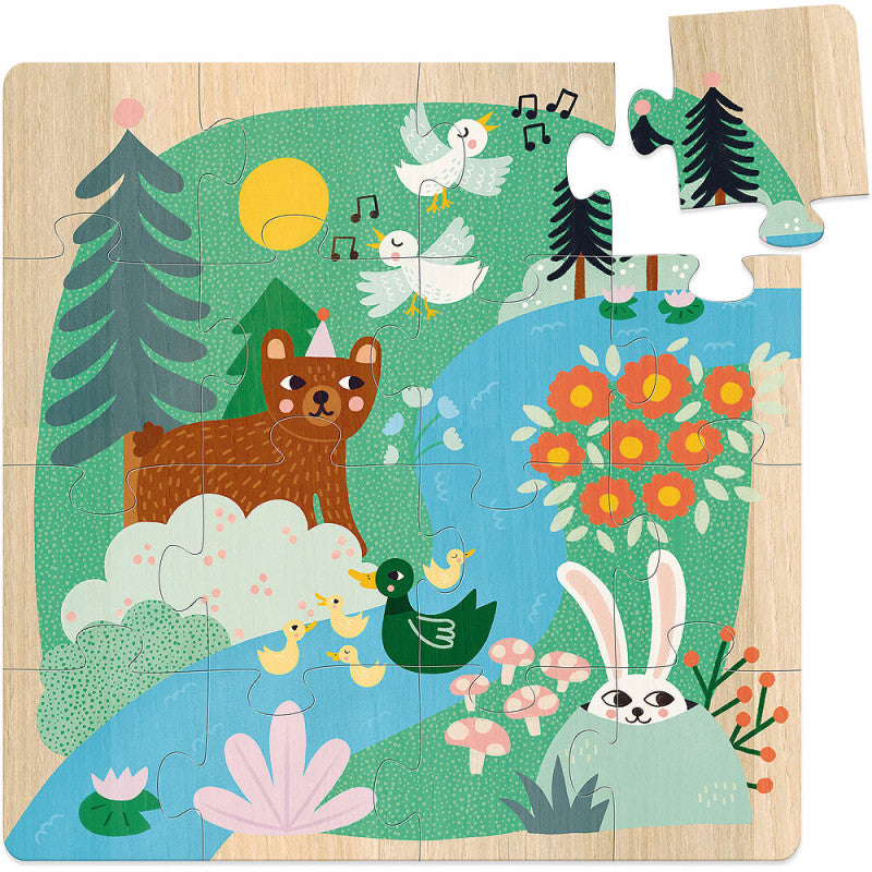 Vilac Puzzles Animals of the World 3 x 16pcs