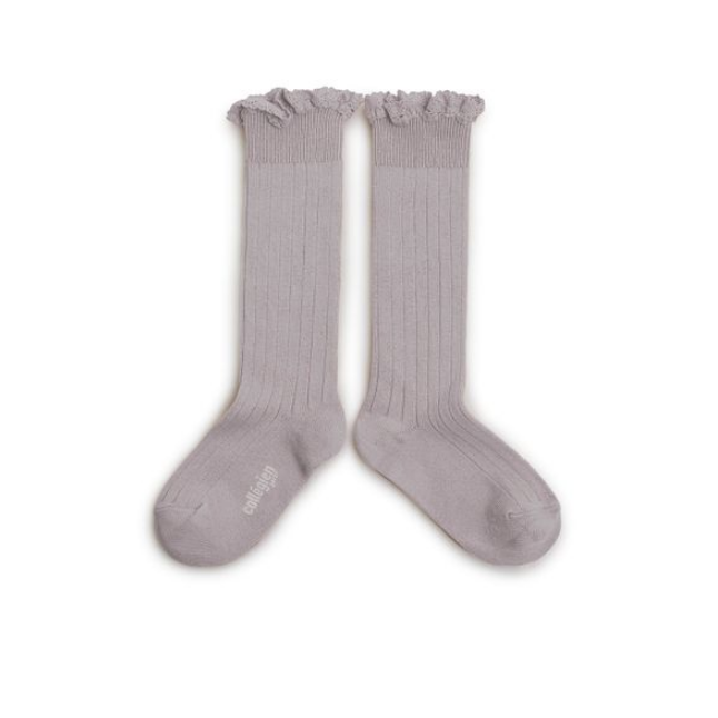 Collegien Joséphine Knee Socks, Jour de Pluie