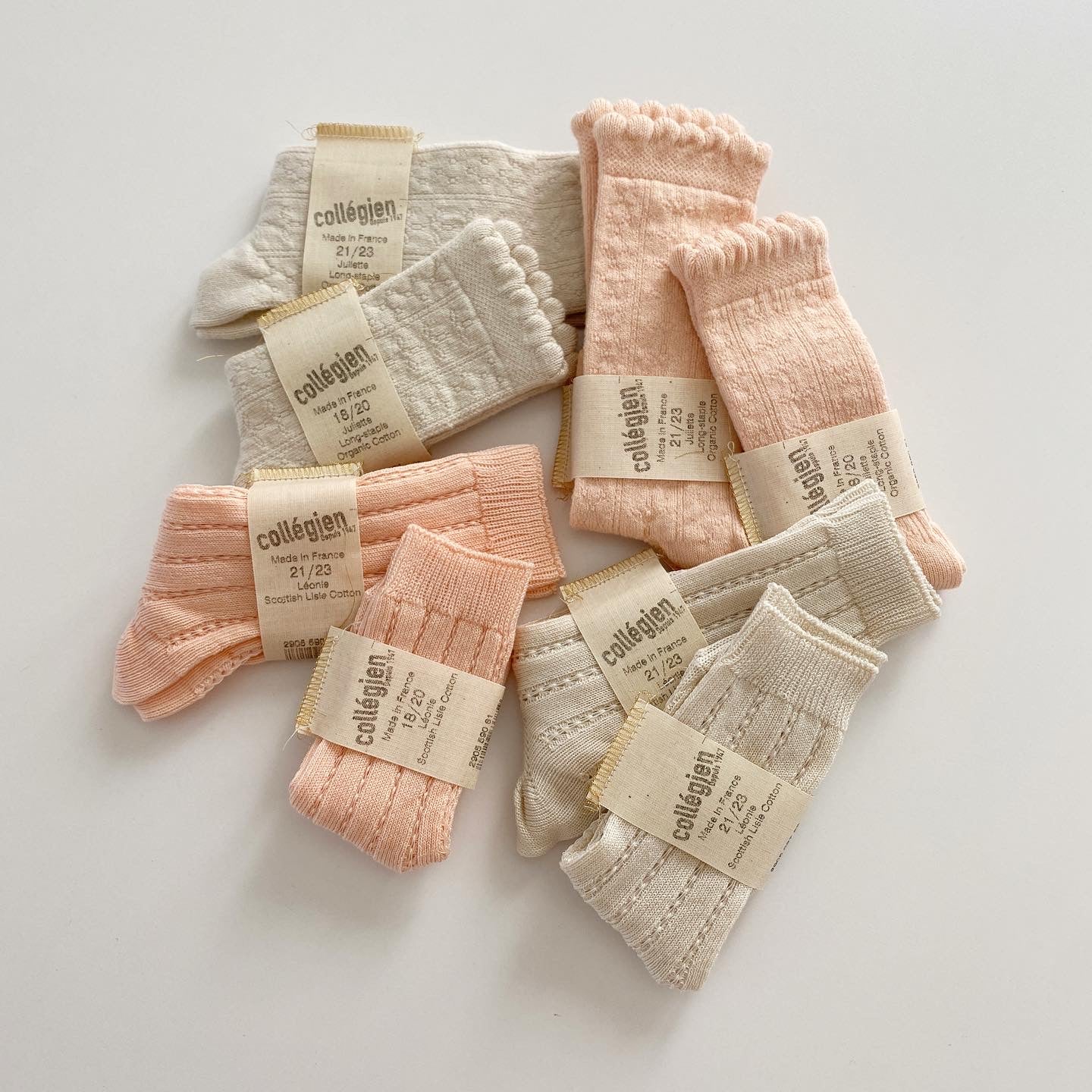 Collegien Léonie Knee Socks, Sorbet
