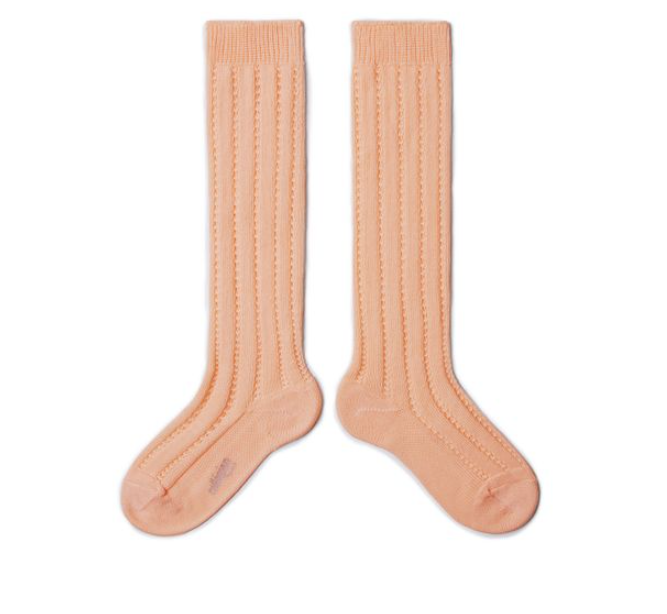 Collegien Léonie Knee Socks, Sorbet