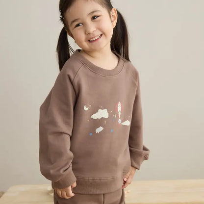 Toddler Organic Fleece Sweatshirt, Fantasy