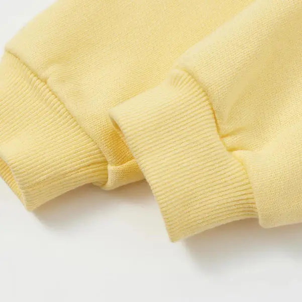 Organic Fleece Sweatpants, Mellow Yellow