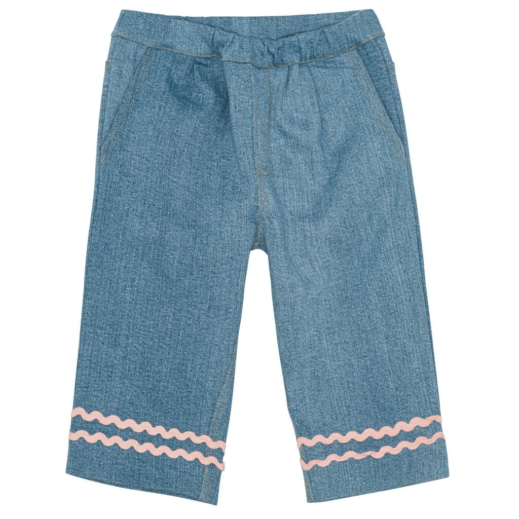 Hazel Pants, Mid Blue Rinse