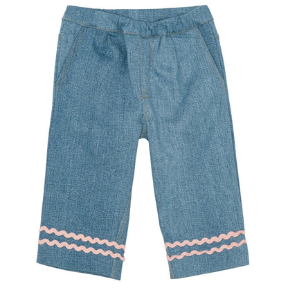 Hazel Pants, Mid Blue Rinse