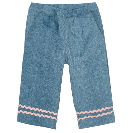 Hazel Pants, Mid Blue Rinse