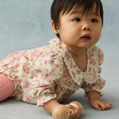 Chouchou Romper, Carnation Vale Cream