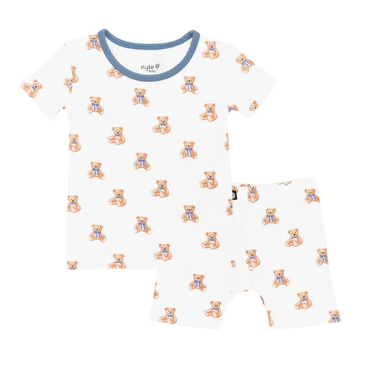 Short Sleeve Pajamas, Teddy Bear
