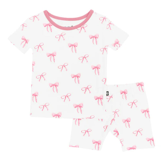 Short Sleeve Pajamas, Bow
