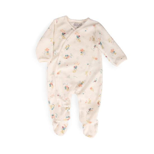 Moulin Roty Velour Pyjama, Floral