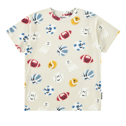 Riley T-shirts, Beige