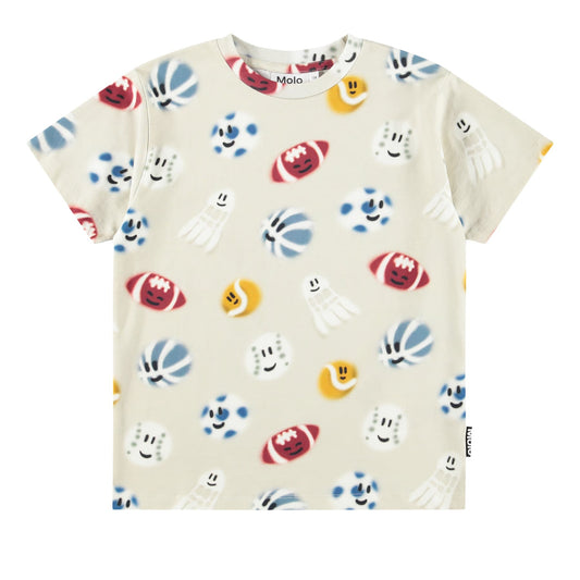 Riley T-shirts, Beige