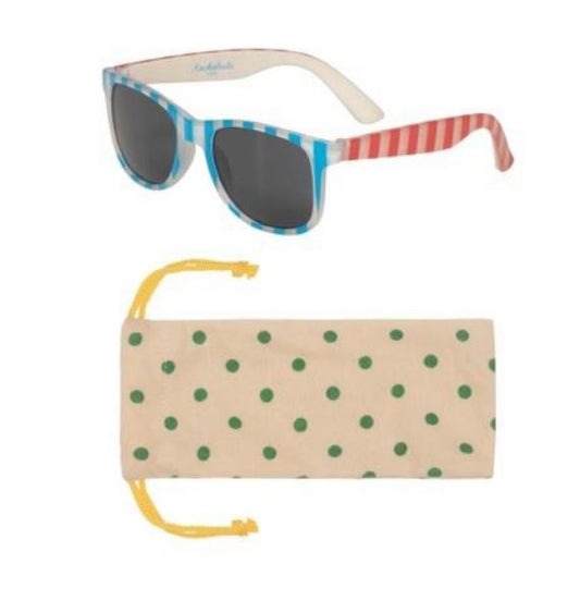 Two Tone Stripy Sunglasses