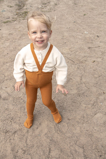 Silly Silas Hippy Footed Tights, Amber