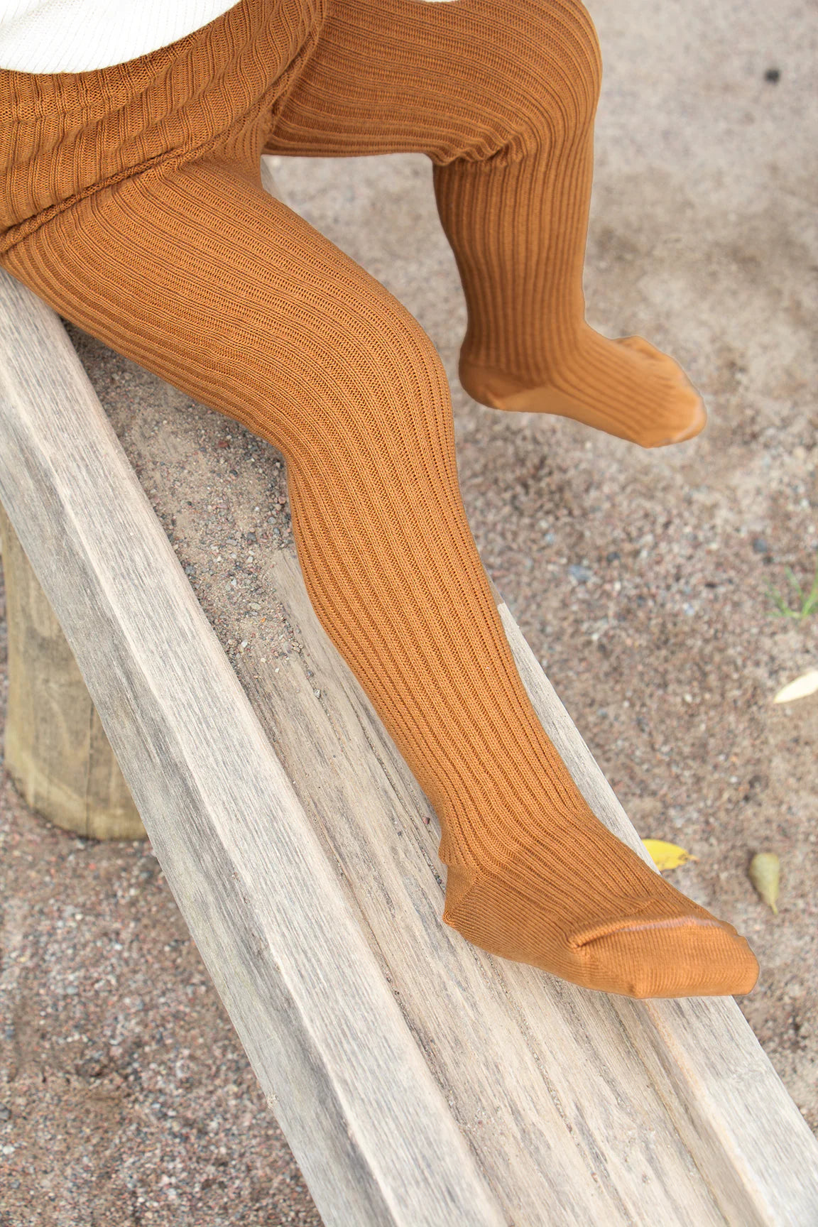 Silly Silas Hippy Footed Tights, Amber