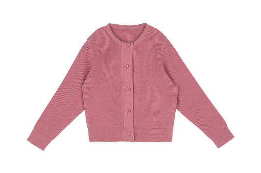 Rody Fine Knit Cardigan, Pink