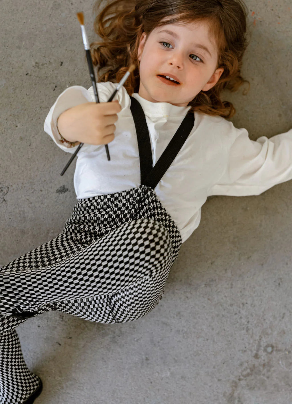 Silly Silas Special Footed Tights, Black X White Striped
