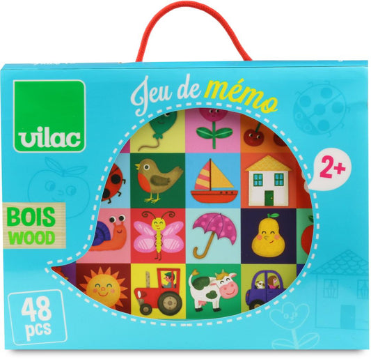 Vilac Memory Game By Melusine Allirol, 48 pcs