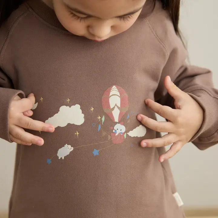 Toddler Organic Fleece Sweatshirt, Fantasy