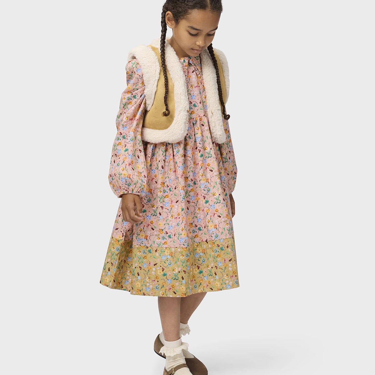 Clemetina Dress, Delicate Flora