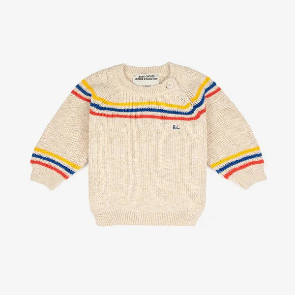 B.C Stripes Jumper, Beige