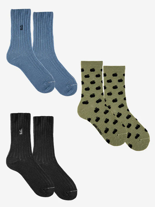 B.C 3pack Long Socks, Multicolor