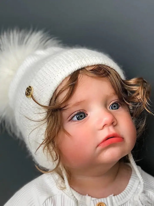 Cashmere Aviator Hat, Ivory