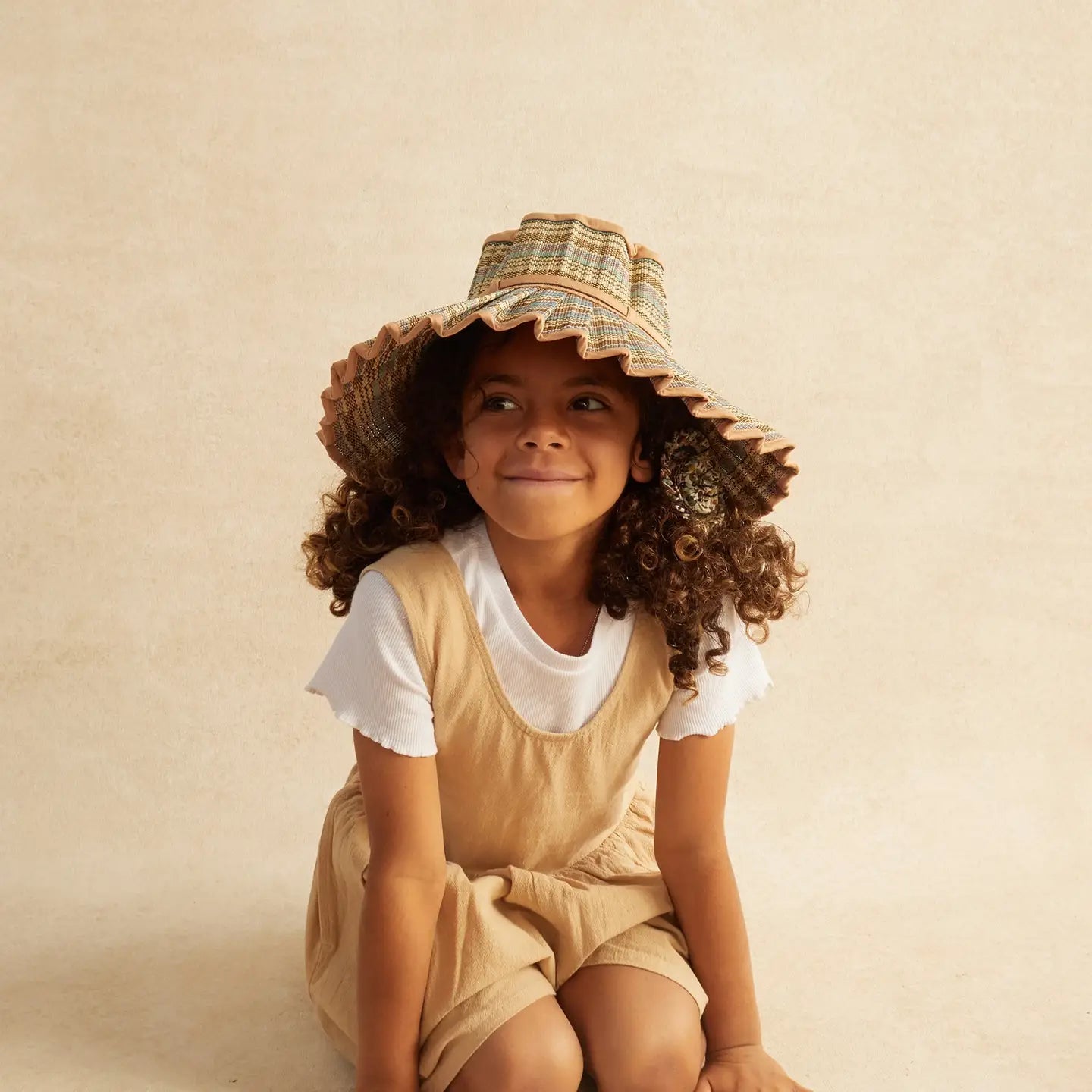 Adrift Lux Capri Child Hat, Earthy Stripe