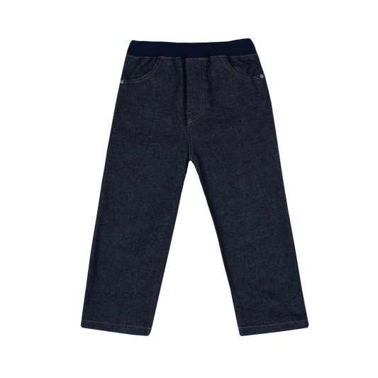 Straight Denim Pants, Indigo
